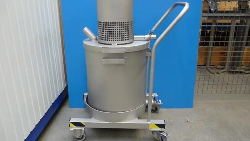 Alleszuiger voor snackfabriek